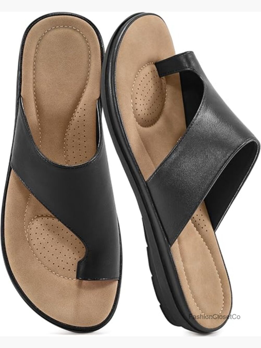 Comfortable Orthopedic Slide Sandals with Padded Insole Slip Resistant